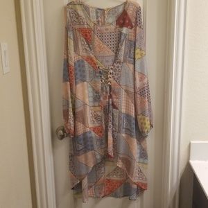 Hi lo dress with slip